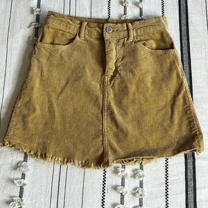 John Galt / Brandy Melville • corduroy mini skirt